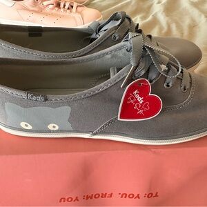 Keds Gray Canvas Sneakers